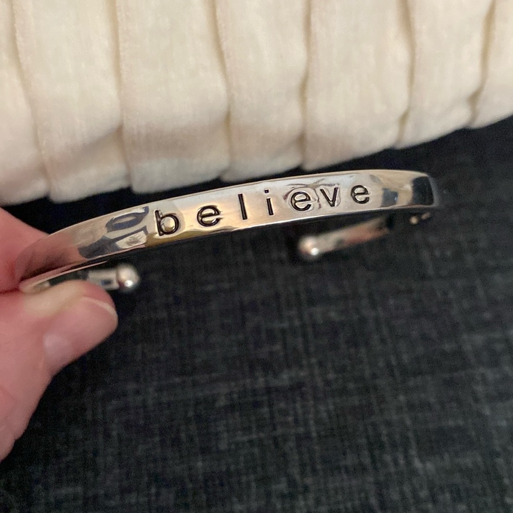 believe cuff bracelet - small